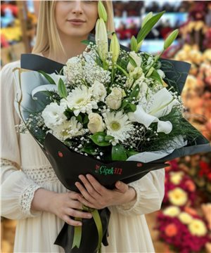 Mevsim Çiçekleri Buketi-002