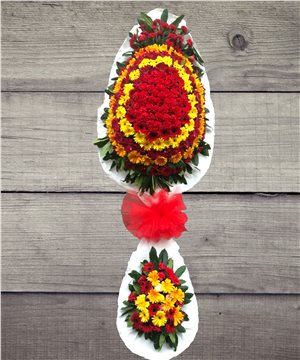 İkili Karanfil-Gerbera Düğün/Açılış Sepeti